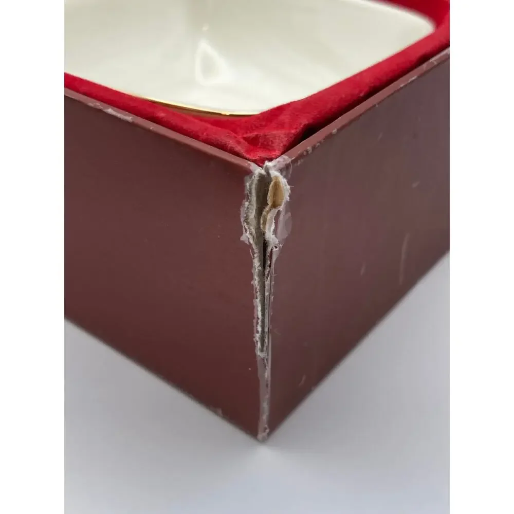 Lenox Holiday Christmas Holly Berry Dipping Bowls Set of 3 in Original Box